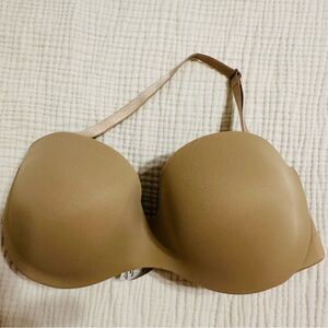 Warners This is Not a Bra Underwire nude Strapless or halter bra sz 36B
